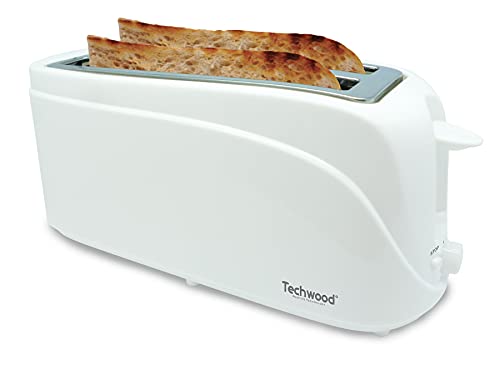 Techwood TGP-502 Toaster, 2 lange Schlitze, Weiß